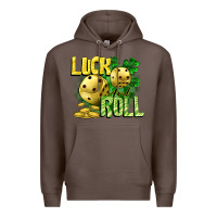 Coffee Luck and roll Premium Hoodie - CowGirlArtShop