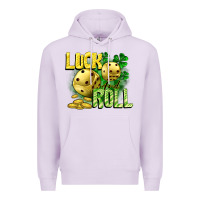 Lilac Luck and roll Premium Hoodie - CowGirlArtShop