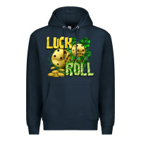 Navy Luck and roll Premium Hoodie - CowGirlArtShop