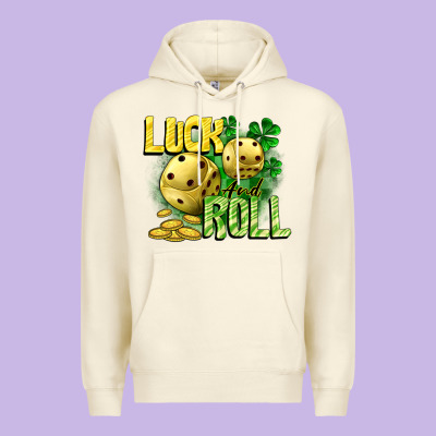 Luck And Roll Premium Hoodie Designed By Cowgirlartshop