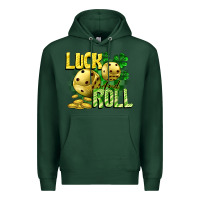 Sports Green Luck and roll Premium Hoodie - CowGirlArtShop