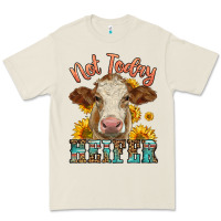Bone heifer with sunflowers Premium Tee - LillyAllenDesigns
