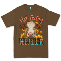 Cacao heifer with sunflowers Premium Tee - LillyAllenDesigns
