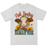 Dove Grey heifer with sunflowers Premium Tee - LillyAllenDesigns