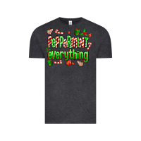 Vintage Black Peppermint Everything Vintage Tee - MaliasSmallBusiness