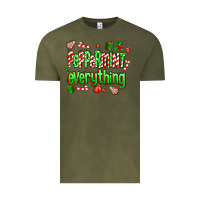 Vintage Olive Peppermint Everything Vintage Tee - MaliasSmallBusiness
