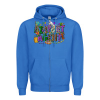 True Royal airport agent mardi gras Zipper Hoodie - CowGirlArtShop