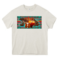 Cream texas and map with longhorn serape gemstone licanse plate Heavy Core Tee - Artiststas