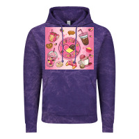 Cloud Purple cafecito y chisme Vintage Hoodie - MaliasSmallBusiness