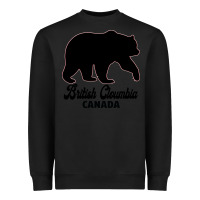 Black British Cloumbia Canada Heavyweight Sweatshirt - Bettercallsaul