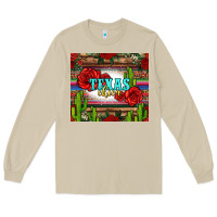 Mushroom texas chica with roses Long Sleeve Tee - Jasminsmagicworld
