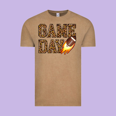 Game Day Football Vintage Tee Designed By Jahusdesignshop
