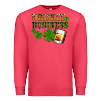 Cardinal St. Patrick's Day whiskey business Premium Sweatshirt - OliviaCreatesArt