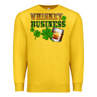Lemon St. Patrick's Day whiskey business Premium Sweatshirt - OliviaCreatesArt