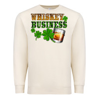 Sandshell St. Patrick's Day whiskey business Premium Sweatshirt - OliviaCreatesArt
