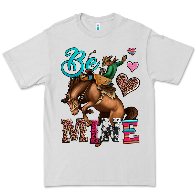 Be Mine Cowboy Rodeo Valentines Day Premium Tee by Jasminsmagicworld | Teevron