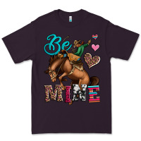 Plum be mine cowboy rodeo valentines day Premium Tee - Jasminsmagicworld