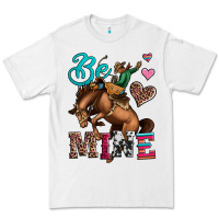 White be mine cowboy rodeo valentines day Premium Tee - Jasminsmagicworld