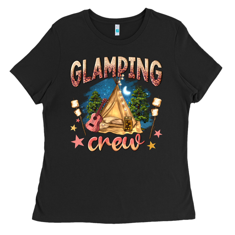Glamping Crew Ladies Tee by NancyCooperArtShop | Teevron
