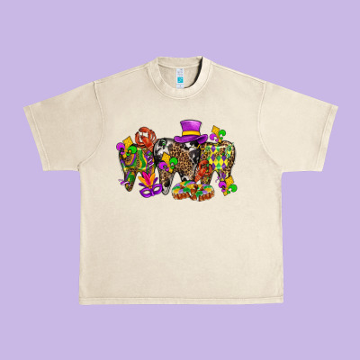 Mardi Gras Dental Urban Heavy Tee Designed By Bundleandbundleshop