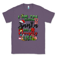 Lavender i am the reason santa has a naughty list Classic Tee - MaliasSmallBusiness