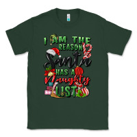 Sports Green i am the reason santa has a naughty list Classic Tee - MaliasSmallBusiness