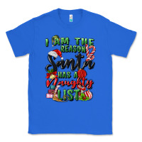 True Royal i am the reason santa has a naughty list Classic Tee - MaliasSmallBusiness