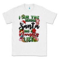 White i am the reason santa has a naughty list Classic Tee - MaliasSmallBusiness
