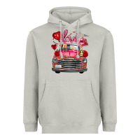 Moon Dust Western Valentines Day Truck Love Bird Letter Heavyweight Hoodie - FaDigitalArtStudio
