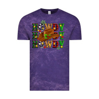 Cloud Purple Howdy Howdy Howdy christmas Vintage Tee - MaliasSmallBusiness