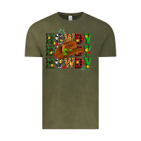 Vintage Olive Howdy Howdy Howdy christmas Vintage Tee - MaliasSmallBusiness