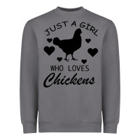 Storm Just A Girl Who Love Chickens Heavyweight Sweatshirt - Bettercallsaul