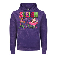 Cloud Purple sleigh all day Vintage Hoodie - MaliasSmallBusiness