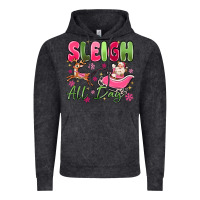 Vintage Black sleigh all day Vintage Hoodie - MaliasSmallBusiness