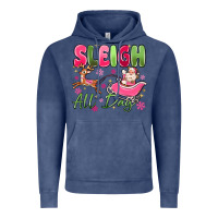Vintage Denim sleigh all day Vintage Hoodie - MaliasSmallBusiness