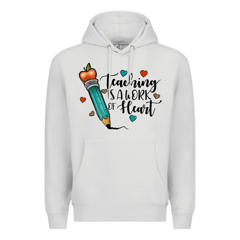Teaching İs A Work Of Heart Premium Hoodie by JahusDesignShop | Teevron