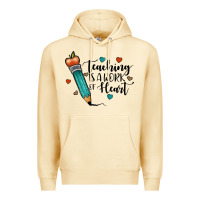 Pina Colada teaching i̇s a work of heart Premium Hoodie - JahusDesignShop