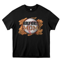 Black baseball mom Heavy Core Tee - AdoDesignShop