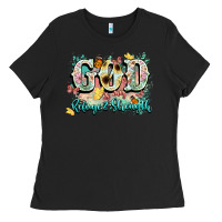 Black god is my refugee and strength Ladies Tee - NancyCooperArtShop