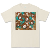 Bone baseball turquoise gemstones western patterns Premium Tee - BarkalooDesign