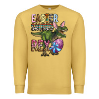 Antique Gold Easter Saurus Rex Premium Sweatshirt - OliviaCreatesArt