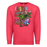 Cardinal Easter Saurus Rex Premium Sweatshirt - OliviaCreatesArt