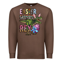 Chestnut Easter Saurus Rex Premium Sweatshirt - OliviaCreatesArt