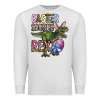Oatmeal Heather Easter Saurus Rex Premium Sweatshirt - OliviaCreatesArt