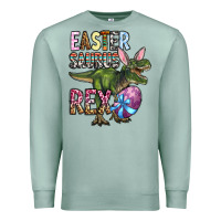 Seafoam Easter Saurus Rex Premium Sweatshirt - OliviaCreatesArt