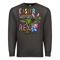 Smoke Easter Saurus Rex Premium Sweatshirt - OliviaCreatesArt