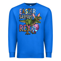 True Royal Easter Saurus Rex Premium Sweatshirt - OliviaCreatesArt