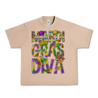 Burro Mardi Gras diva Urban Heavy Tee - BundleAndBundleShop