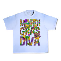 Grape Ice Mardi Gras diva Urban Heavy Tee - BundleAndBundleShop