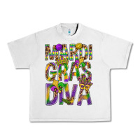 Lunar Rock Mardi Gras diva Urban Heavy Tee - BundleAndBundleShop